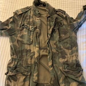 Camouflage Military Style Jacket